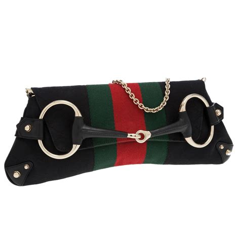 gucci horsebit clutch vintage|gucci monogram horsebit clutch.